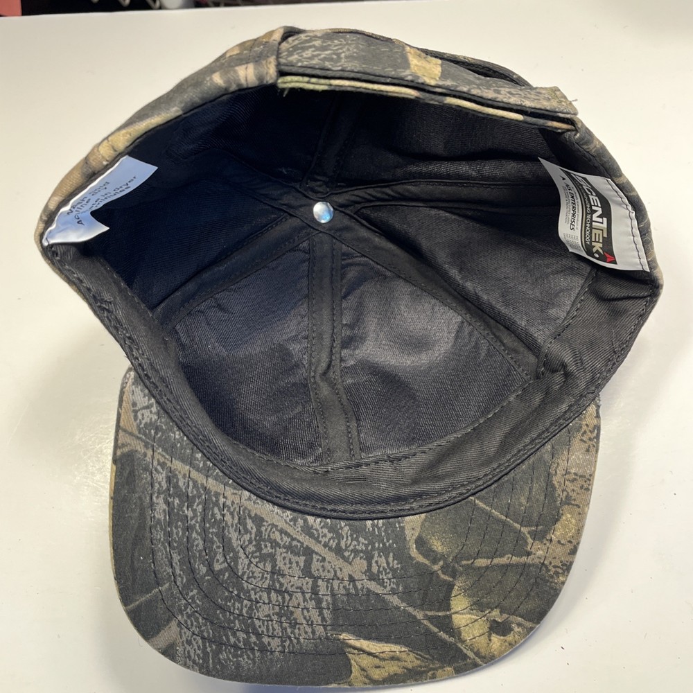 Scent Blocker Plus Hat Cap Camo Structured Strapback Odor Eliminating Hunting