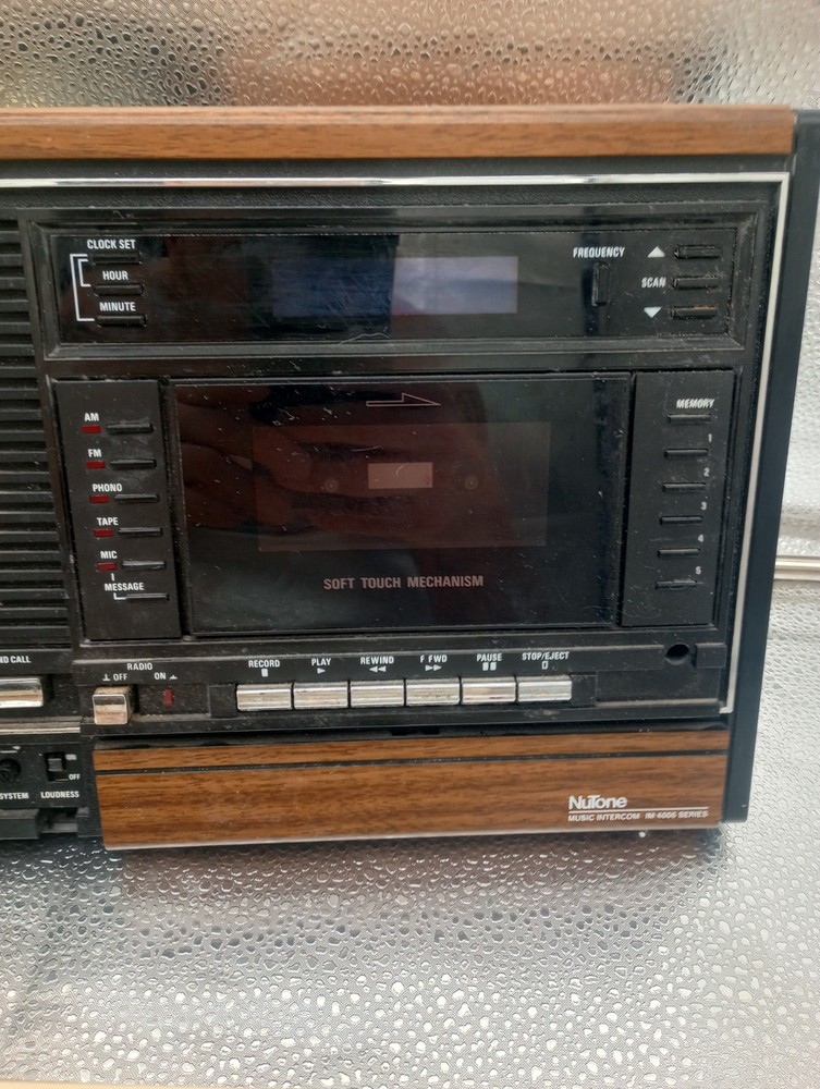 NuTone Intercom IM-4006 Music System with Cassette + 6 Speakers + Computer Board