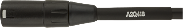 Fender Professional Series Microphone/Mic XLR Cable, Black, 25' ft