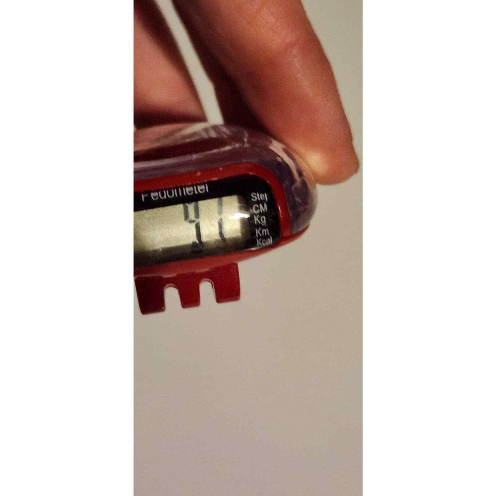Pedometer set of 2 working step counter trackers exercise workout