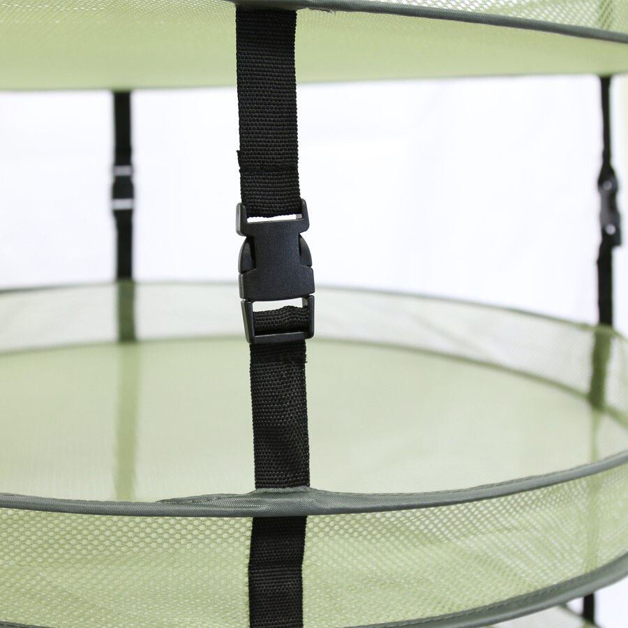 8-Layer Horticulture Heavy Duty Collapsible Mesh Drying Rack Net