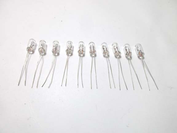 10 8V 40ma 4mm Incandescent Bulbs Lamps