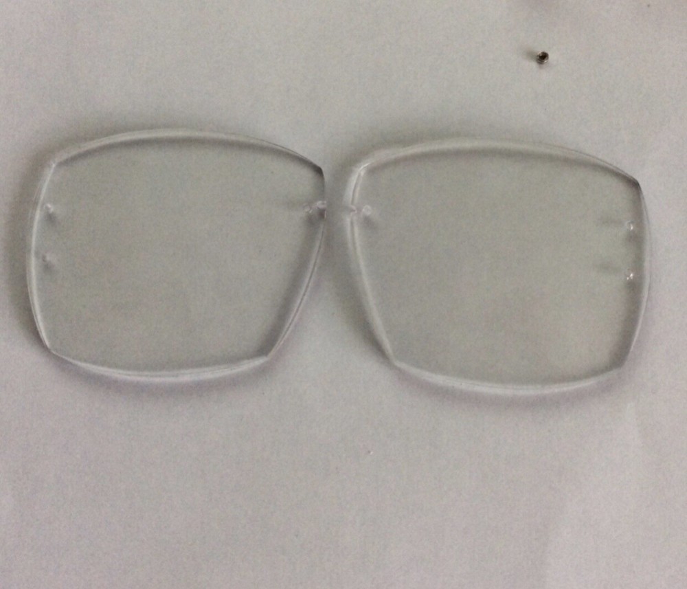 Transitional Brown Custom Cut Replacement Lens That Fit Big C Wires. 60mm Size