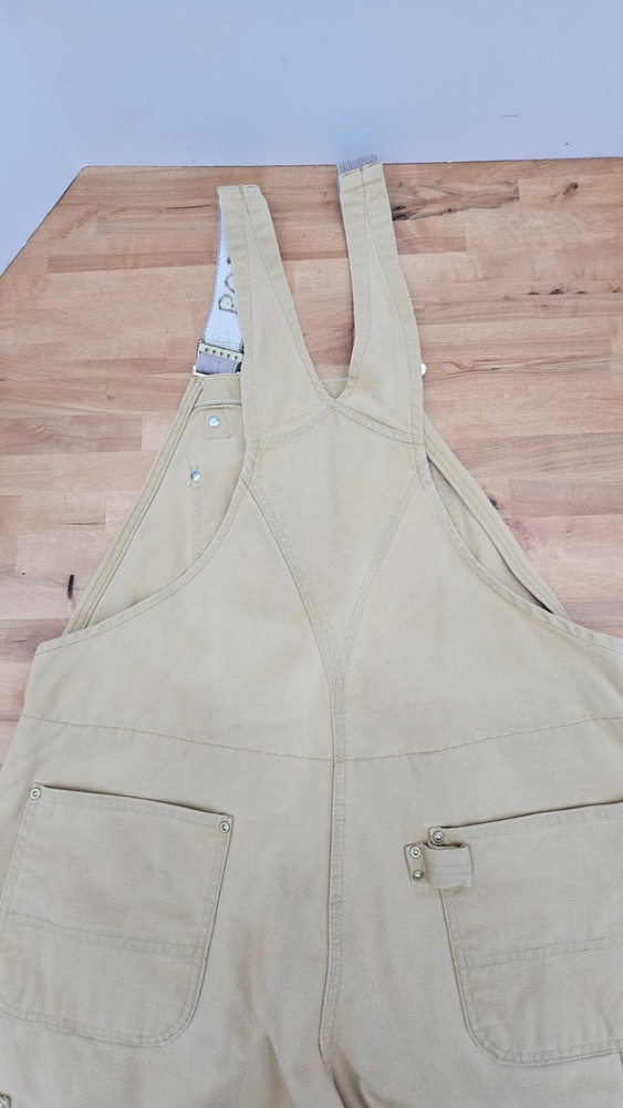 Carhartt Bib Overall Men's Carpenter Workwear Distressed