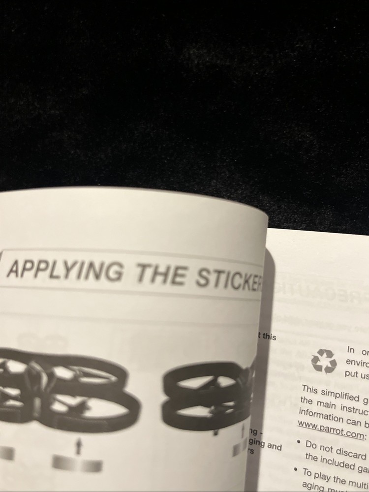 AR Drone Parrot User Manual Instructions Guide