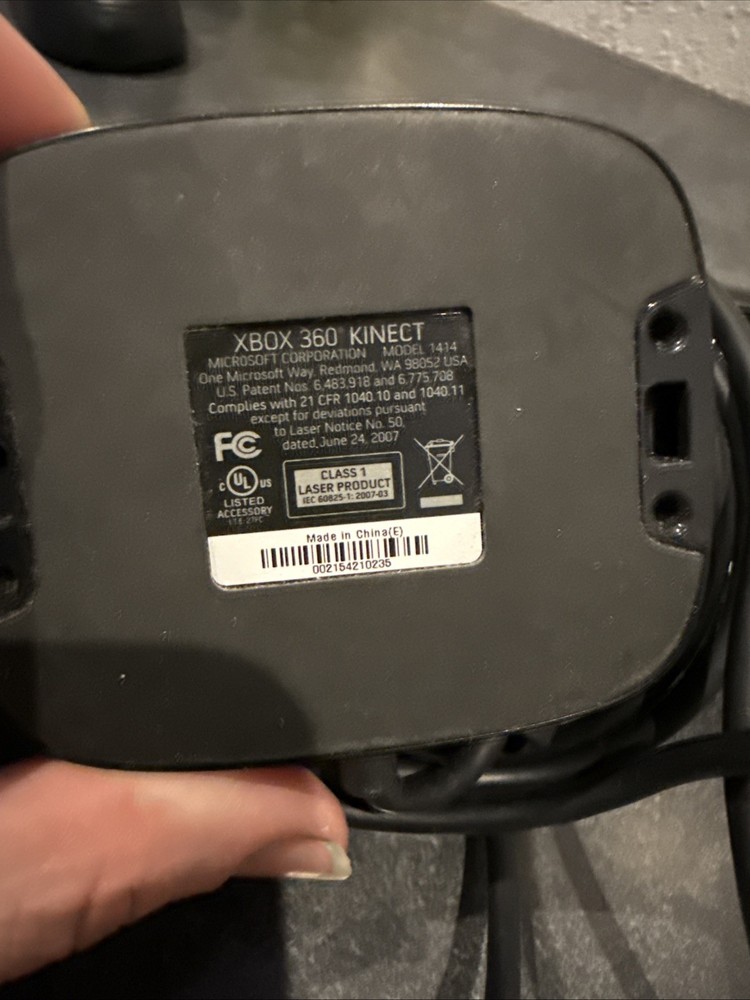 Microsoft 1414 Xbox 360 Kinect Sensor Bar Only - Black