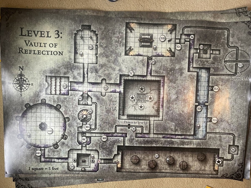 DND Tomb Of Annilation INCLUDES Full Size Maps