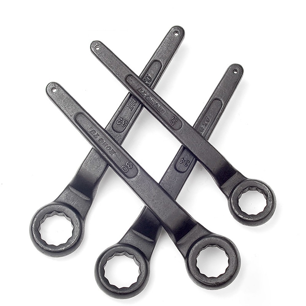 Slogging Striking Wrench Spanner Offset Box End Ring Type Wrench Carbon Steel