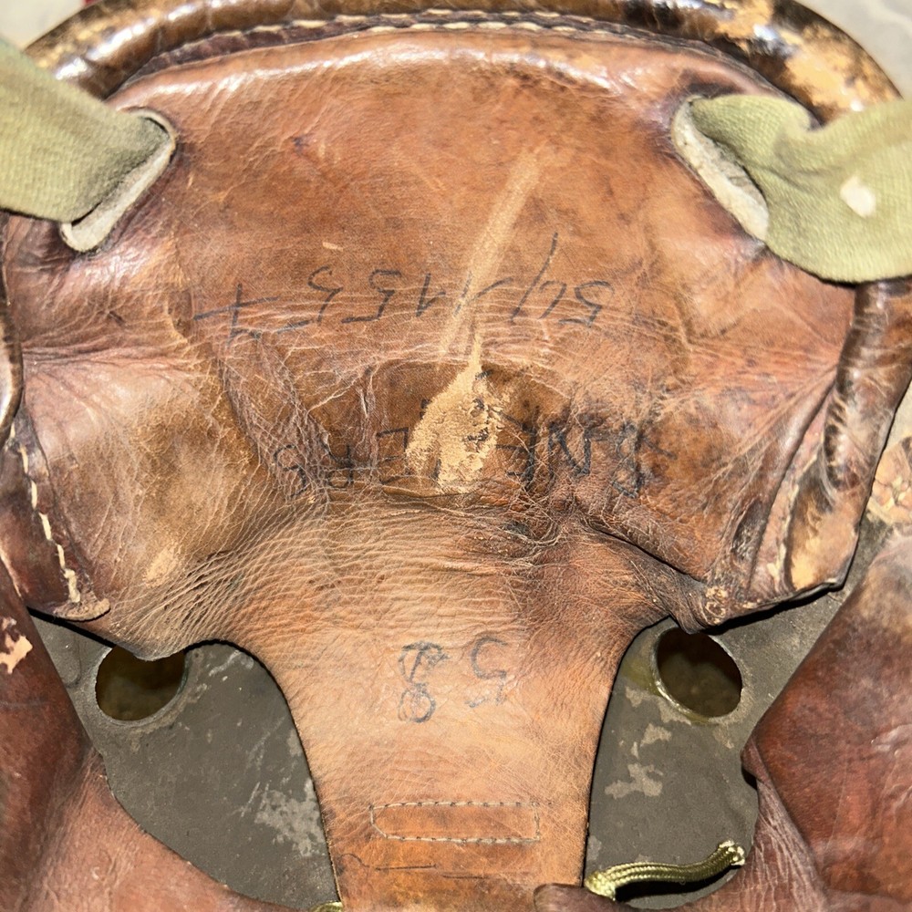 Authentic WW2 Belgian Tanker Helmet