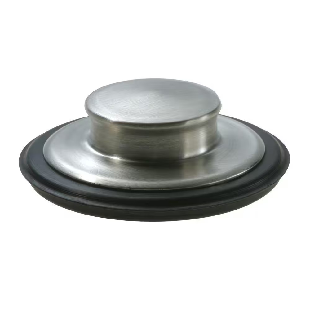 Kitchen Sink Stopper in Brushed Stainless Steel for  Garbage Disposal