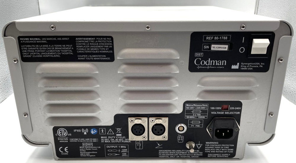 Codman Malis CMC V Bipolar Electrosurgical Generator 80-1788