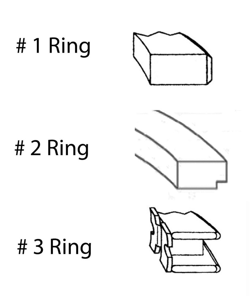 EngineTech Piston Ring Set for 1 Engine .50mm .020in Oversize .50mm .020in Overs