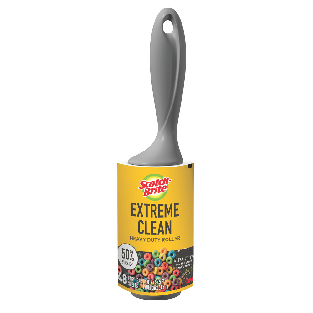 Scotch-Brite Extreme Clean Lint Roller: 4 in. width *48 sheets
