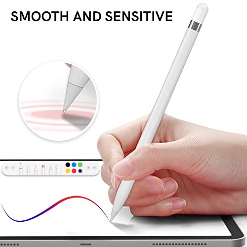 3 Pack Replacement Tips Compatible with Apple Pencil White Pink Lavender
