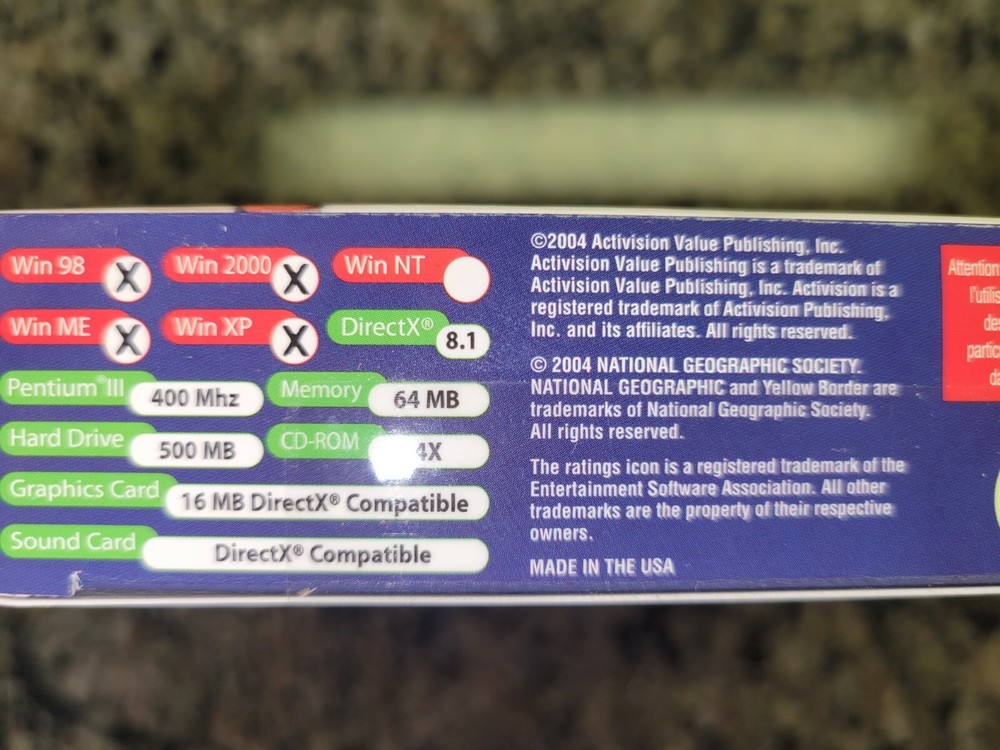 EVEREST, Windows CD Game from Activision!