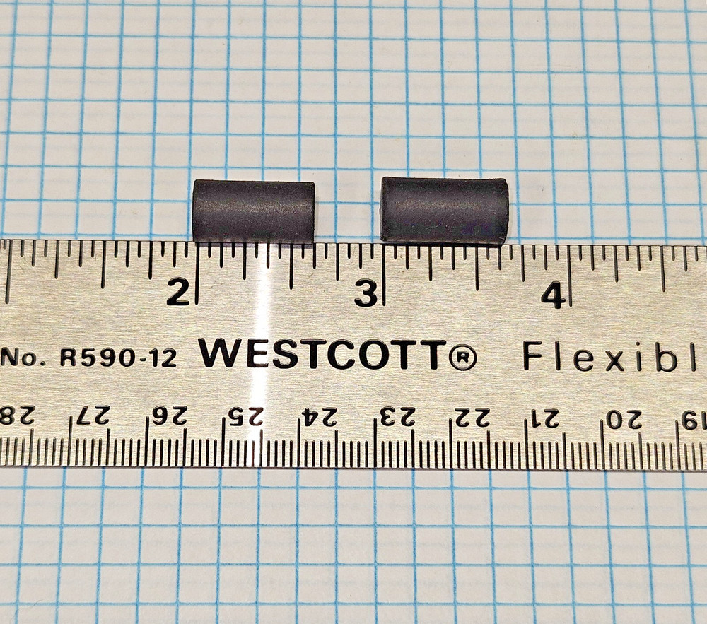 1 - Surplus Rifle Rubber Butt Pad with 2 plugs - See Description before ordering