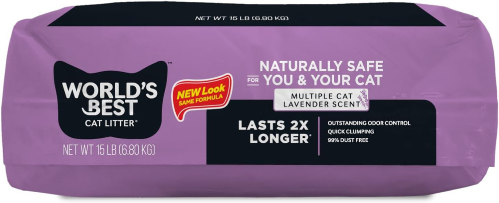Cat Litter Multiple Cat Lavender Scented 15-Pounds