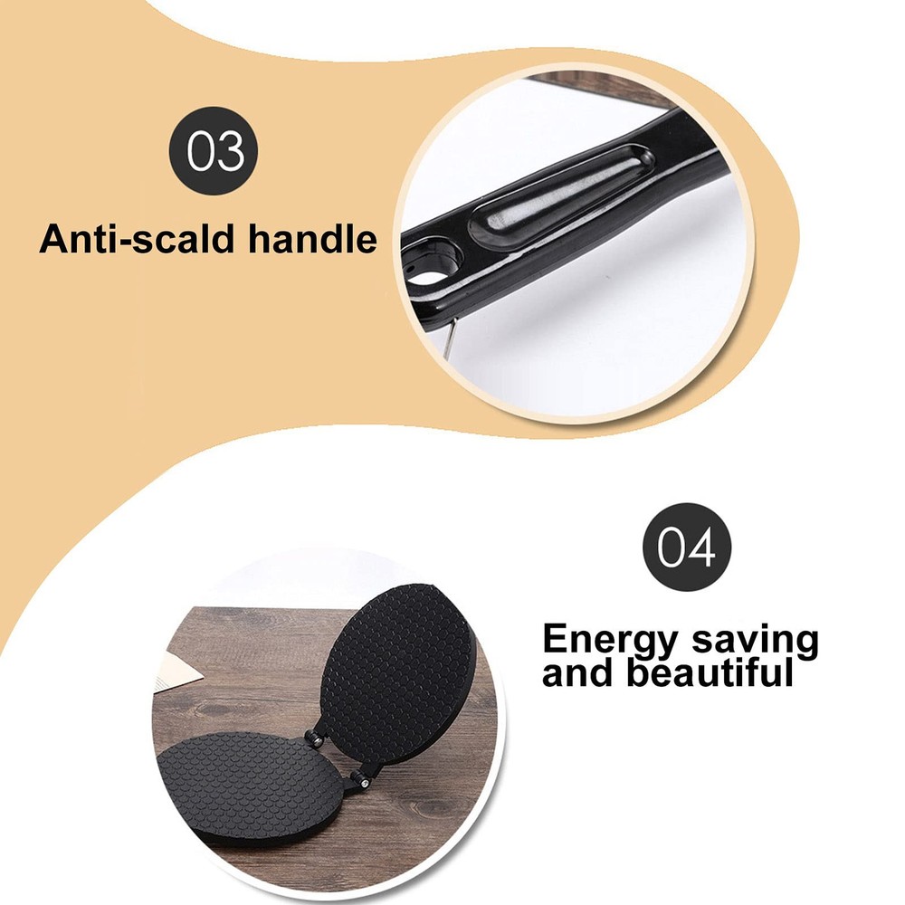 Cone Maker, Non-Stick Waffle Cone Maker, Electric Egg Roll Pan, 8.5In Crispy ...