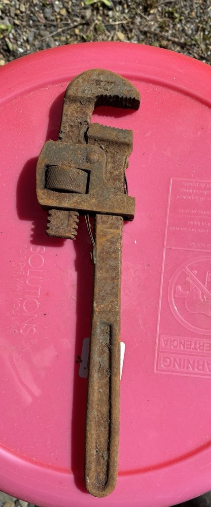Vintage 14 Inch Adjustable Pipe Wrench