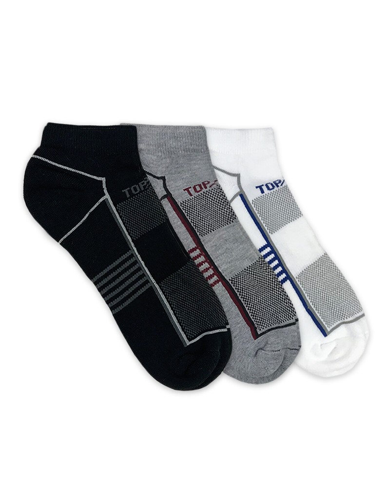 Top Flite Men's Low Cut Ultra-Dri Half Cushion Performance Socks 2 Pair Pack