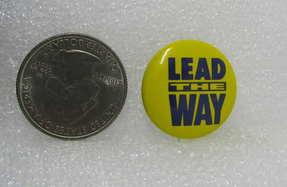 Lead The Way Button Pin
