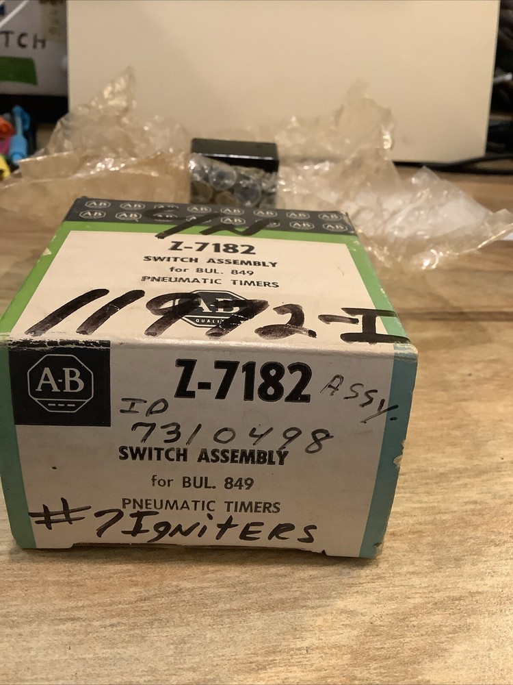 Allen Bradley Switch Assembly Z-7182