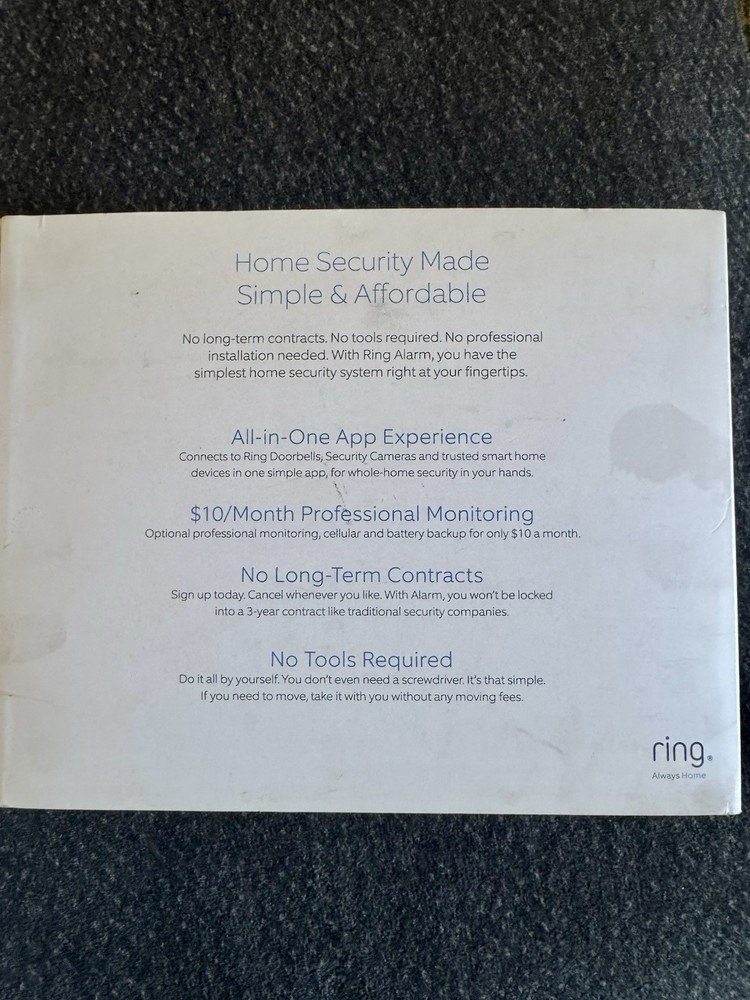 Ring Alarm Wireless Home Security System, Complete, Easy Install, Wi-Fi