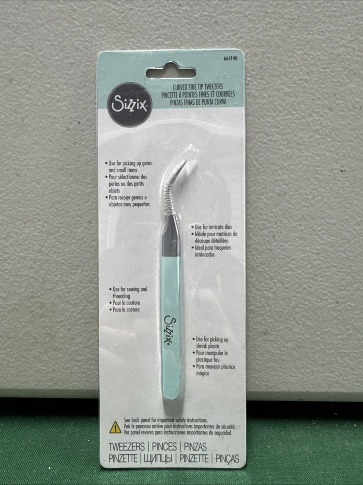 Sizzix Tweezers Curved Fine Tip