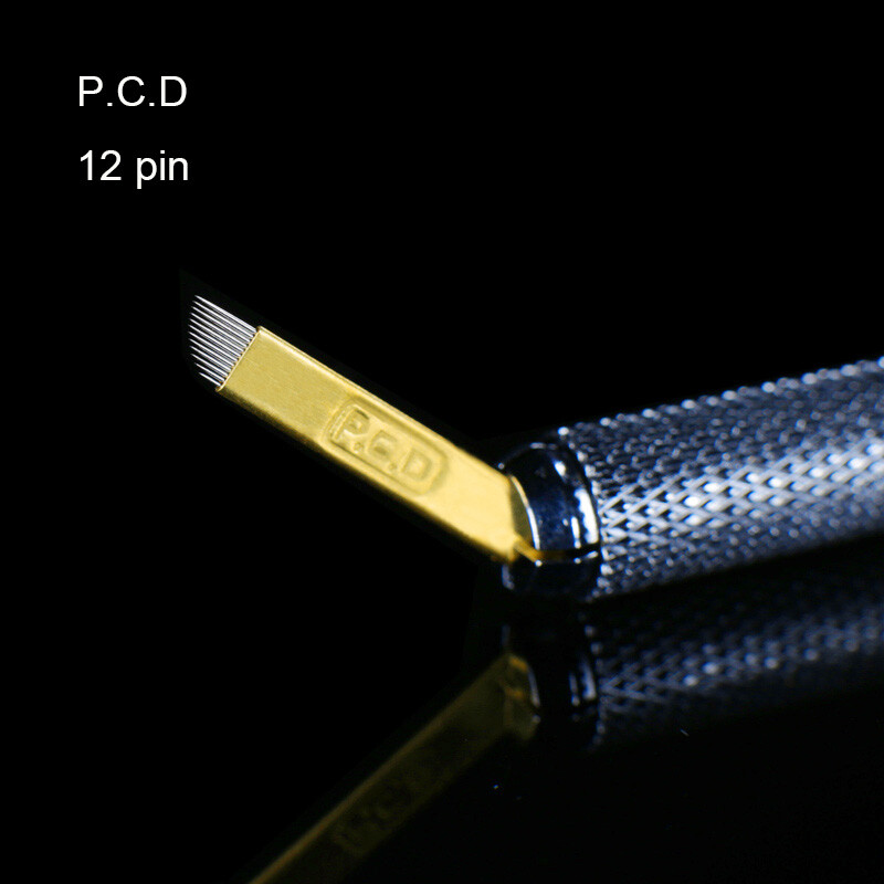 12Pin Microblading Needle Permanent Makeup Microblading Blades For Manual Pen