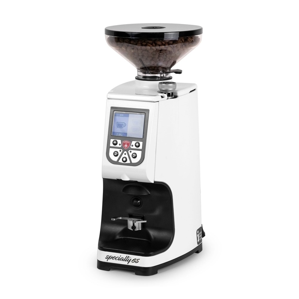 New Eureka Atom 65 Flat Burr Stepless Adjust Programmable Espresso Grinder
