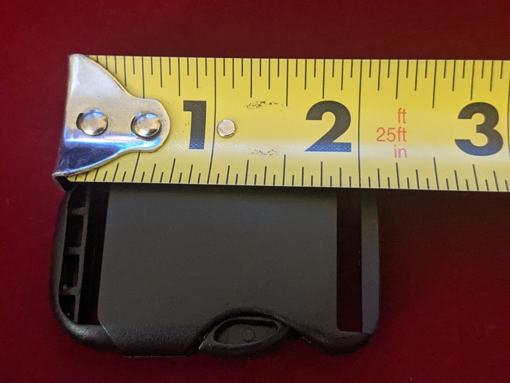 2" Black Plastic Buckles