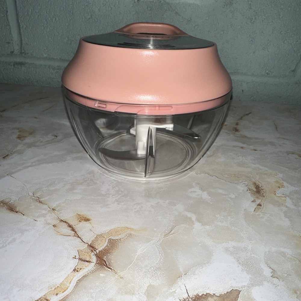 Kitchen HQ Pink Mini Chopper With Box