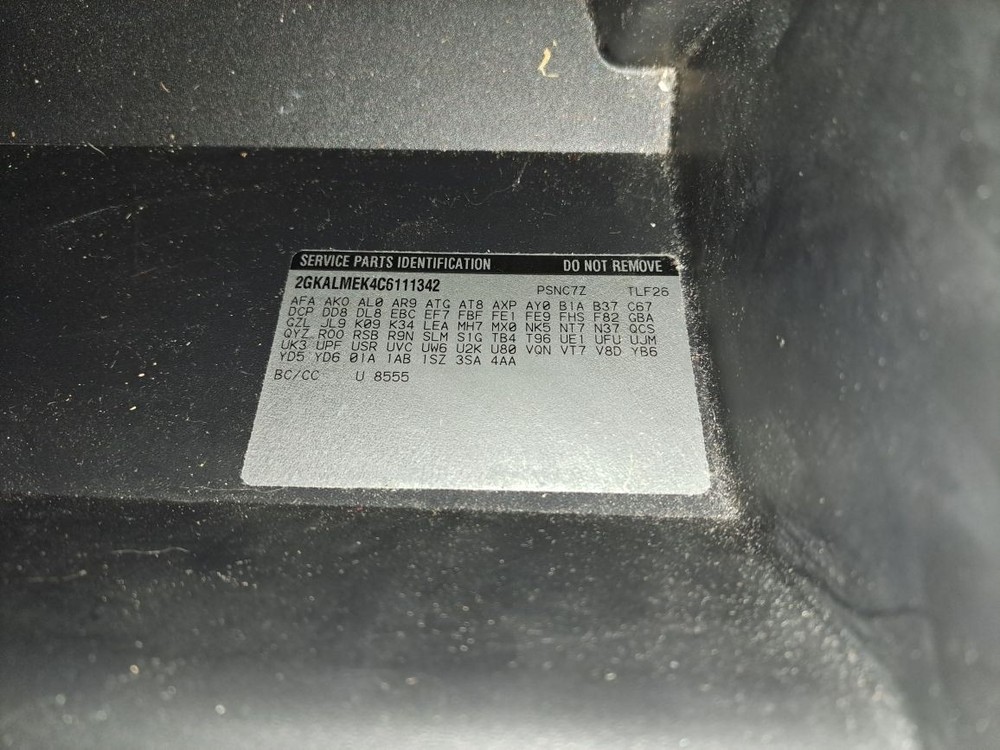 2012 Terrain Alternator Sku#4287018