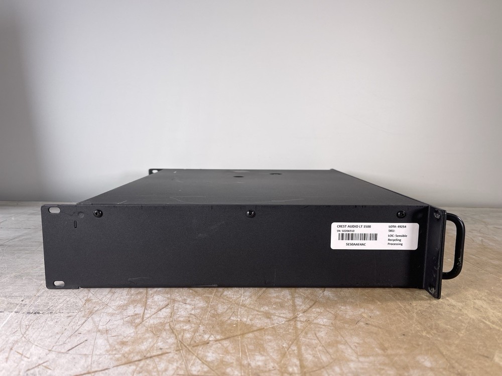 CREST AUDIO LT 1500 PROFESSIONAL POWER AMPLIFIER