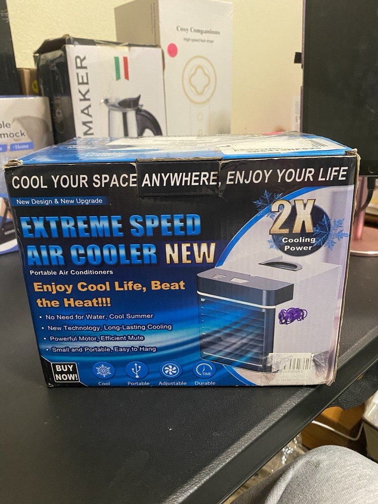 Portable Air Conditioner, Upgraded Leak-Proof Ice Cooling Technology, Mini Perso