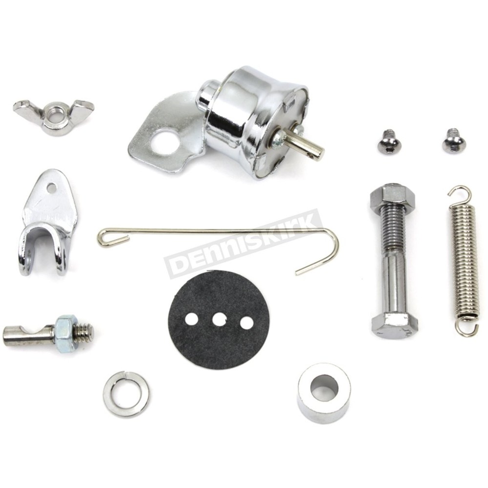 Volt Tech Chrome Mechanical Pull Type Brake Light Switch Kit - 32-7605