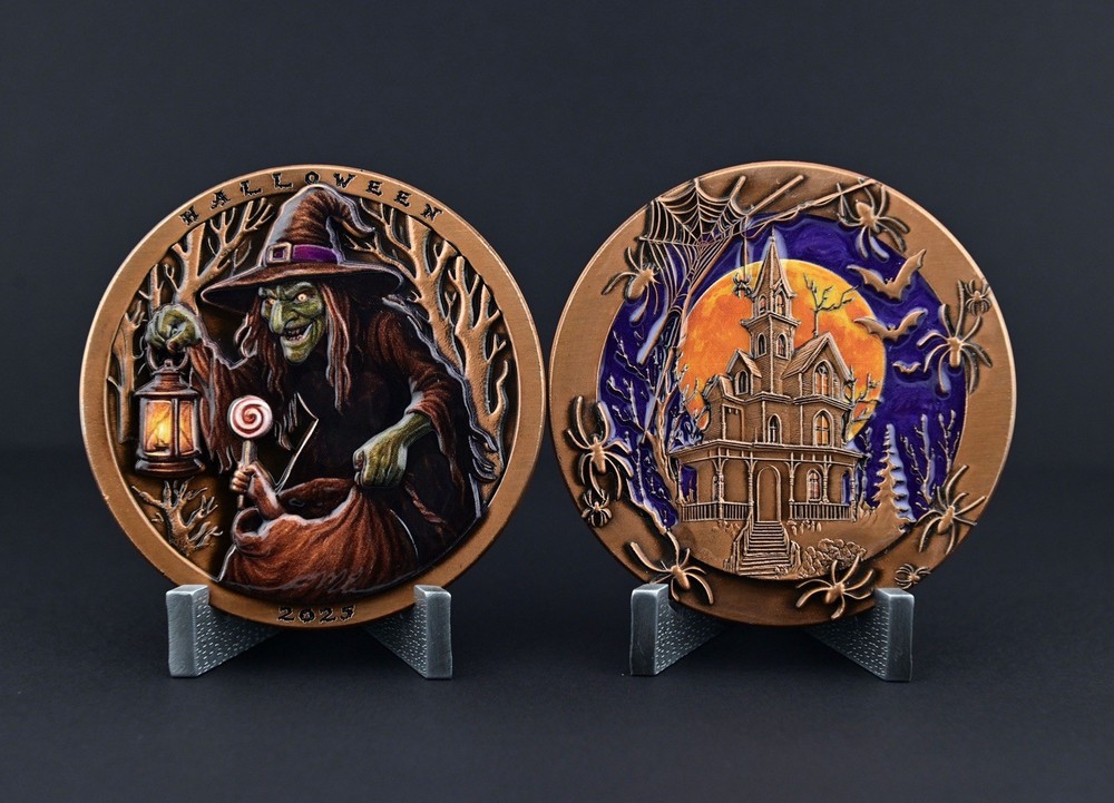 2025 Commemorative Halloween Challenge Coin