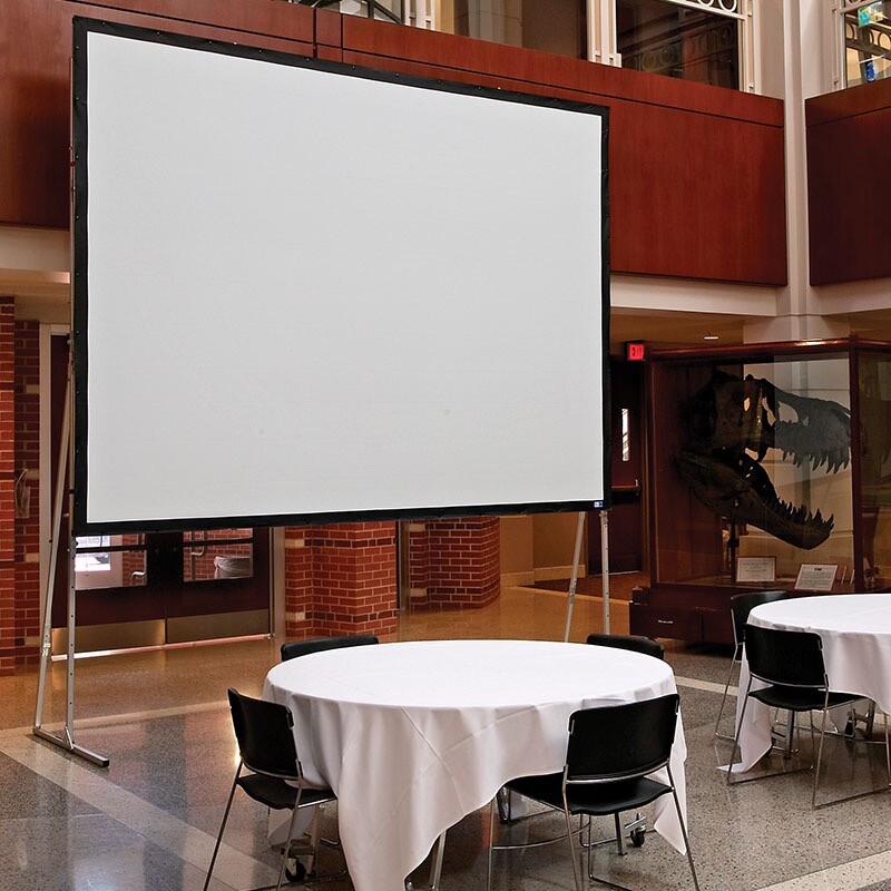 DRAPER 241010 - UFS 7.5'x10' COMPLETE SCREEN SYSTEM - FRONT PROJECTION - T-LEGS