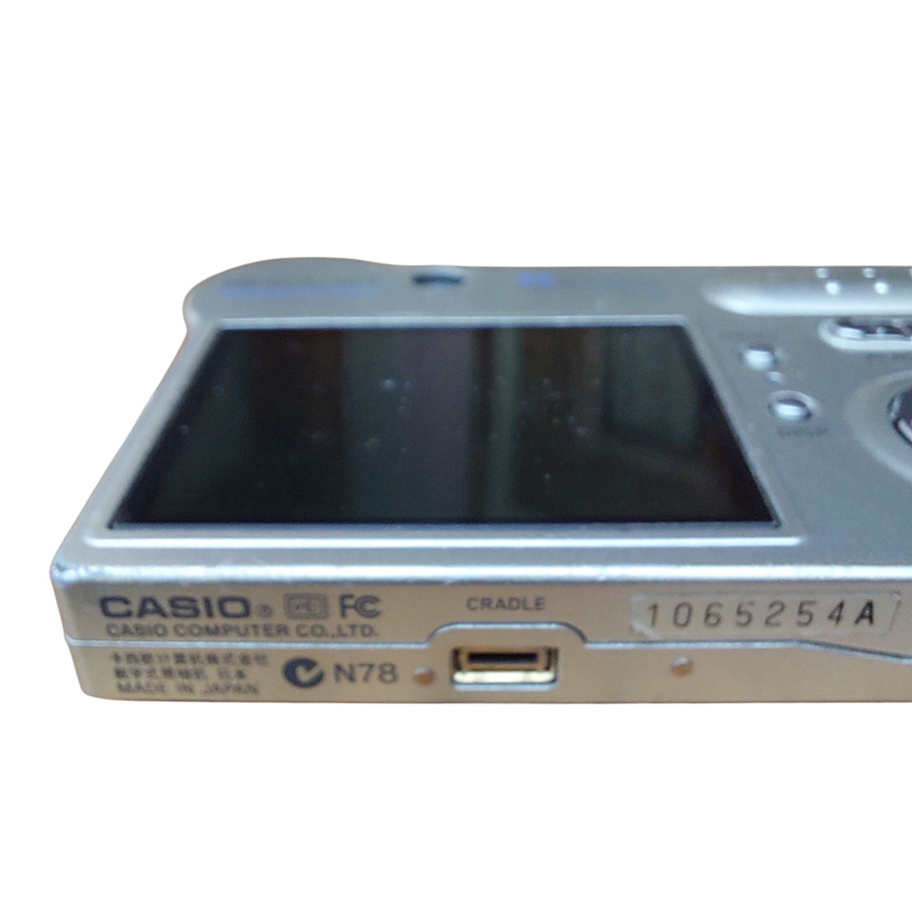 Casio Exilim EX-S3 3.2MP Digital Camera Silver Charging Dock 128MB Card 2003