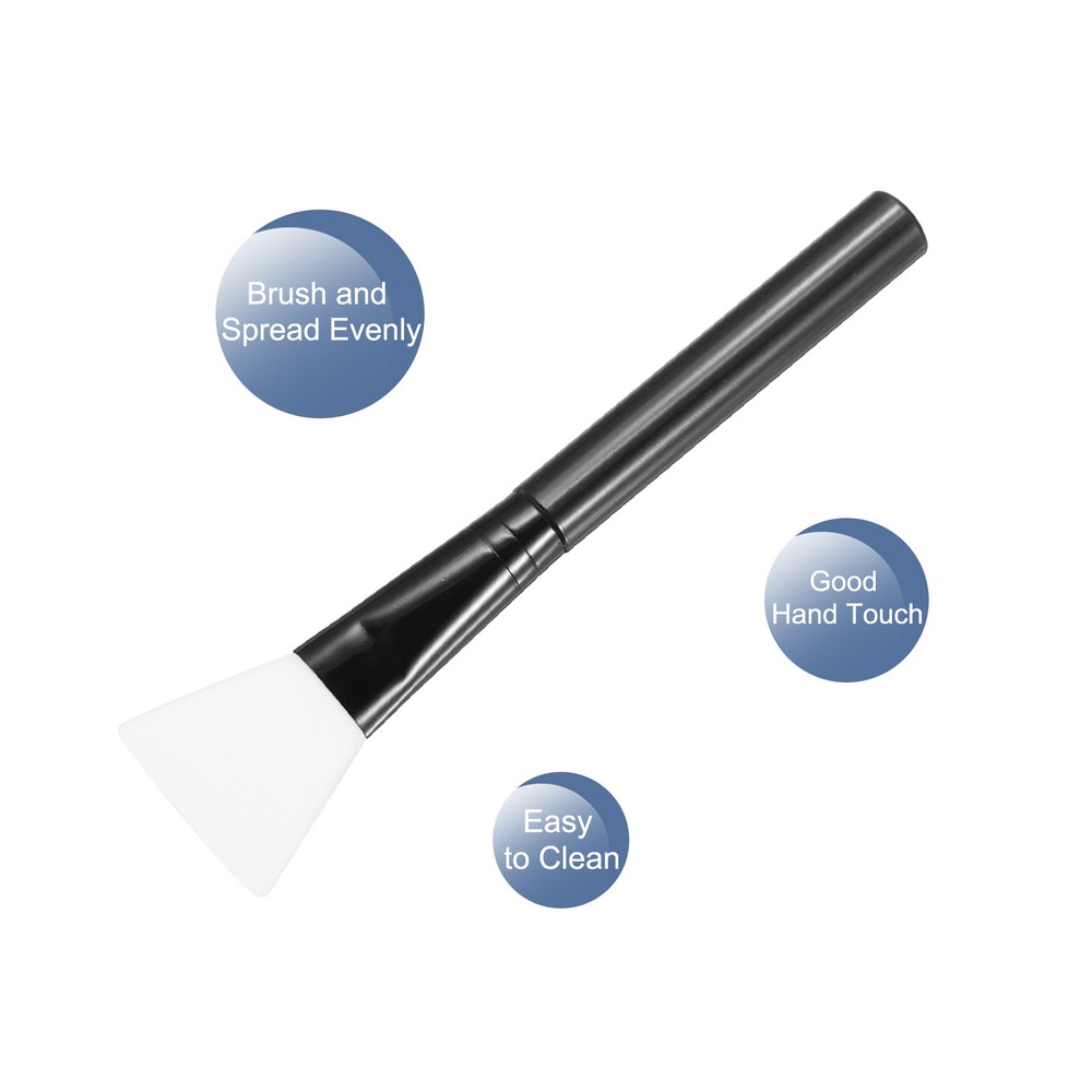 Silicone Epoxy Brushes White Applicator DIY Brush, Pack of 6