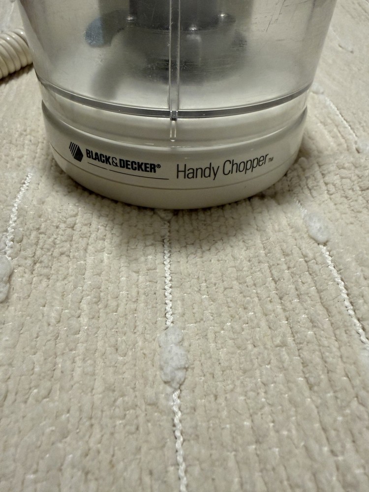 Vintage Black & Decker Handy Chopper HC2000 Mini Food Processor-Tested /Working