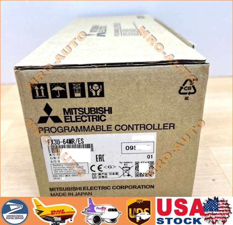 Mitsubishi FX3U-64MR/ES Programmable Logic Controller New In Box  US Free TAX