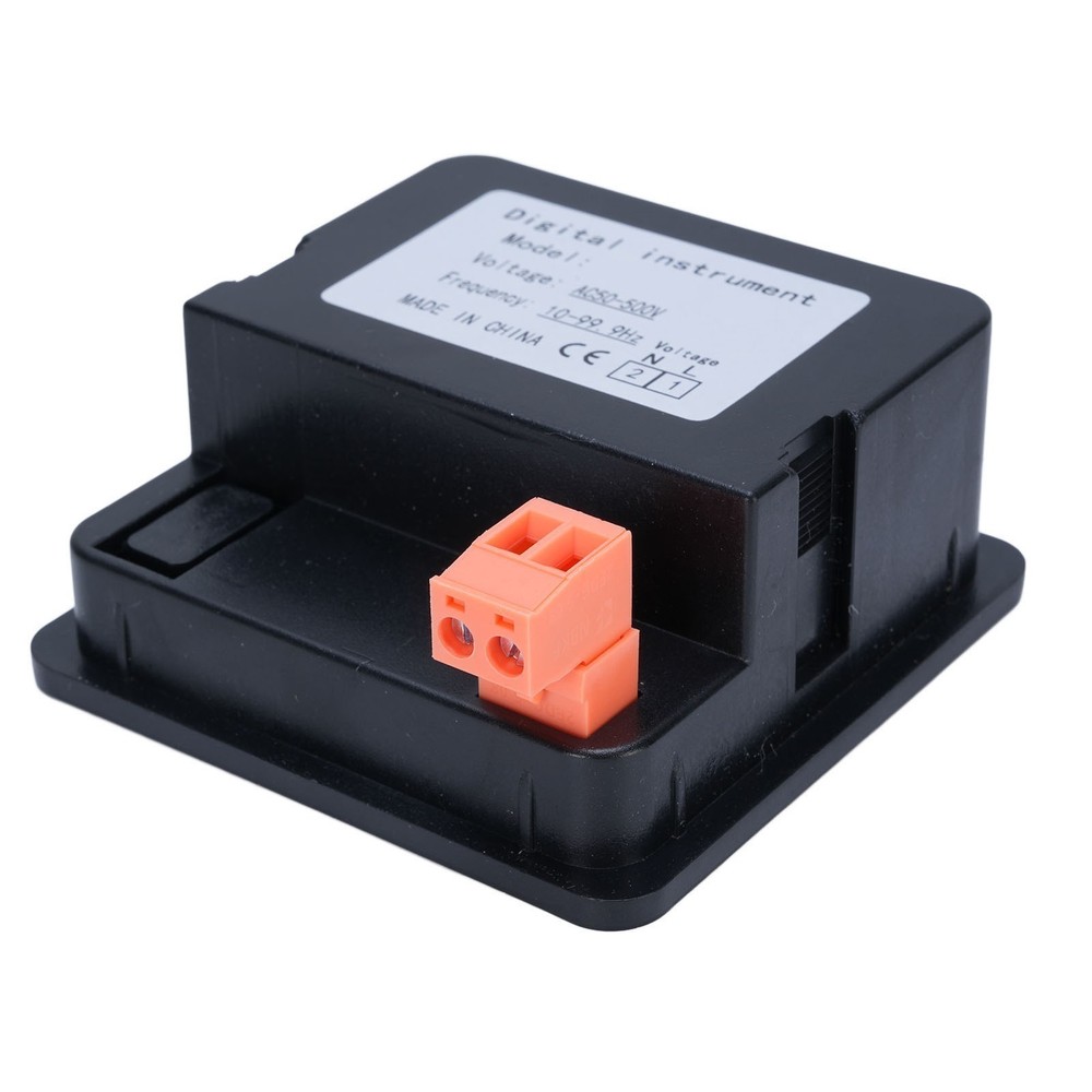 Digital AC Voltmeter Frequency Meter Tester Gauge Panel Mounting LED Display