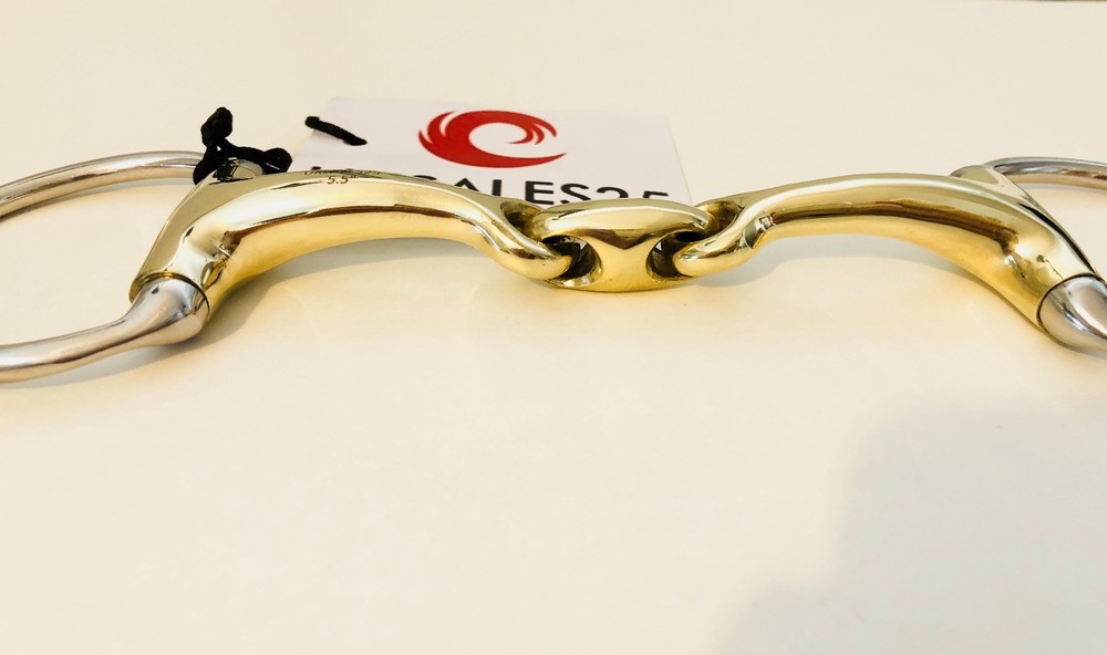 EggButt Snaffle Bit Curved MP with Lozenge (UKSALES25®) *SAME DAY DISPATCH*