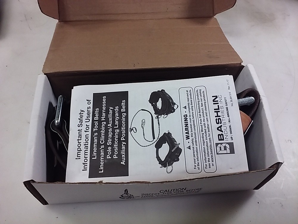 LINEMAN SAFETY STRAP BASHLIN 54N-2HL