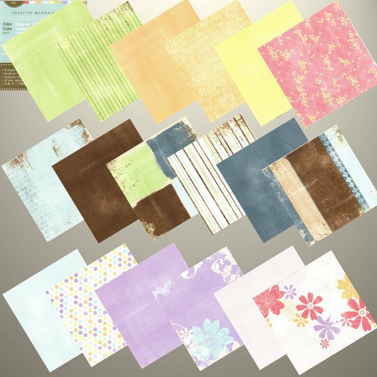 NEW Creative Memories - TTY Kit - COLOR CUBE - DOUBLE DIPPED