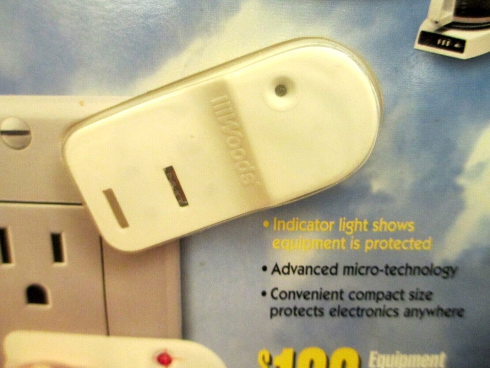 Storm Guard Electronics Surge Protector #7461 2 Line Protection Max 6000 Volts