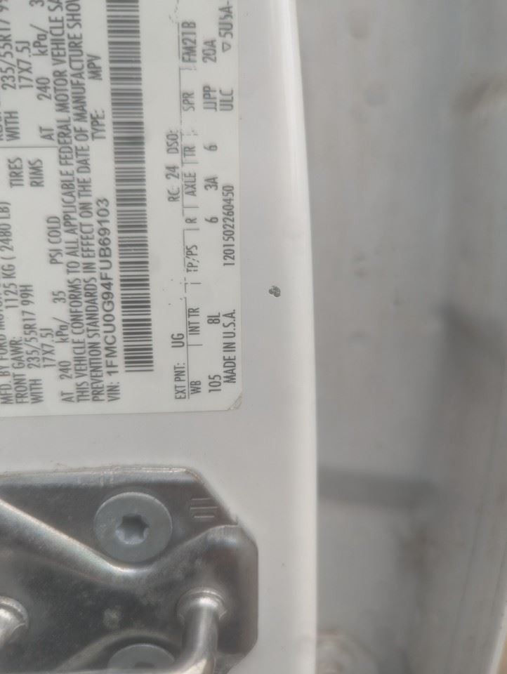 2015 ESCAPE Door Lock Actuator Tested OEM