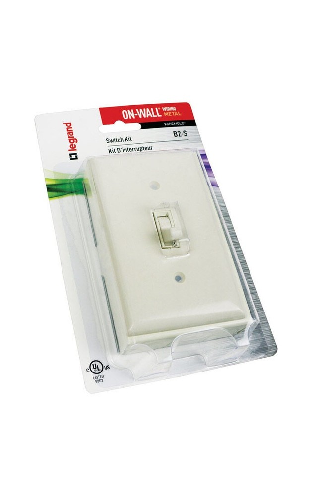 Wiremold B2S Switch Kit, Ivory
