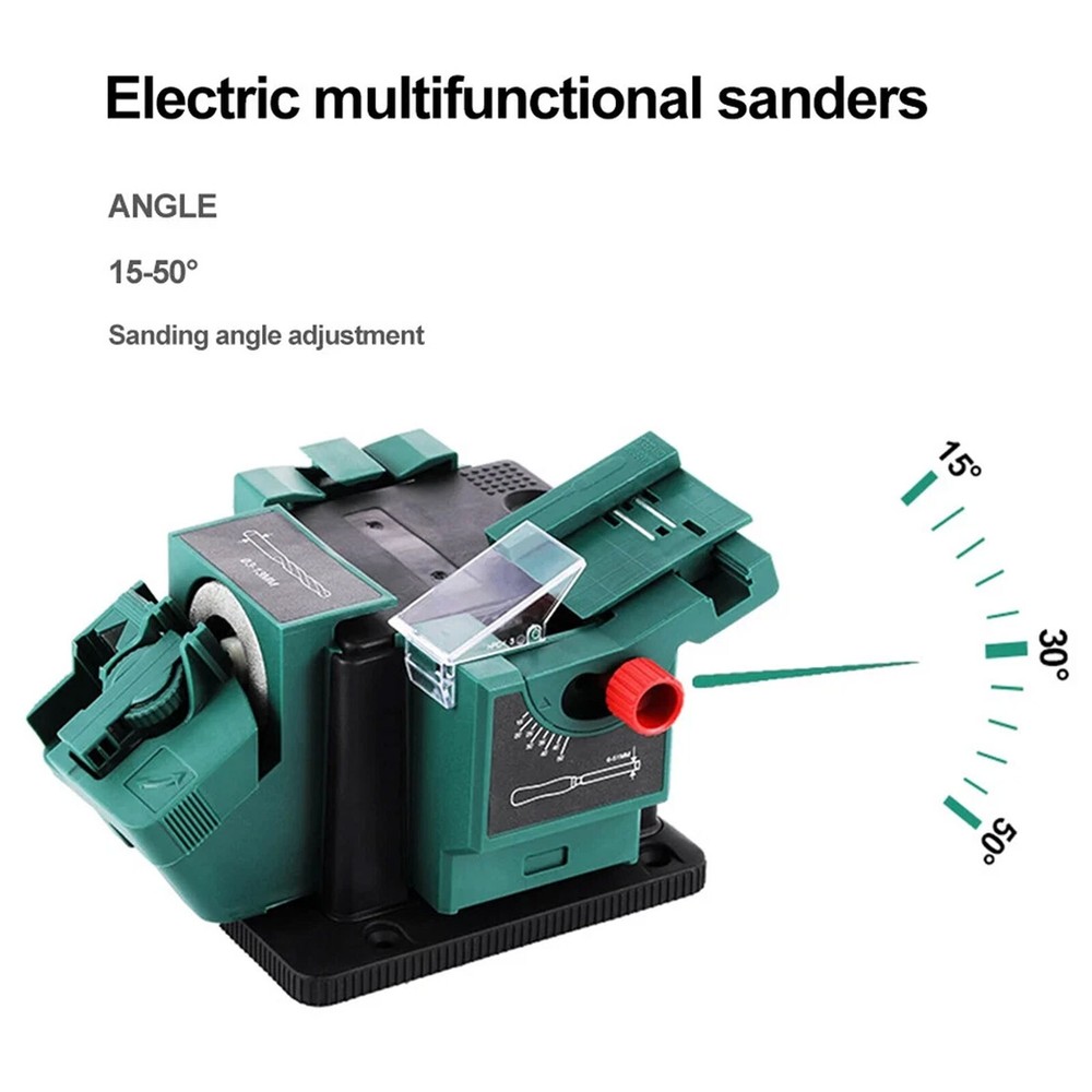 220V Multifunctional Electric Drill Bit Sharpener Bench Mounting Sharpening